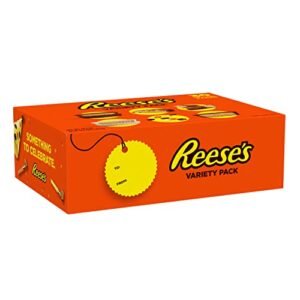 REESE’S Assorted Peanut Butter Candy Bulk Box, 44.1 oz (30 Count)