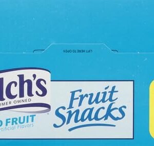 Welch’s Fruit Snacks, Mixed Fruit, Perfect for School Lunches, Gluten Free, Bulk Pack, Individual Single Serve Bags, 0.8 oz (Pack of 40)