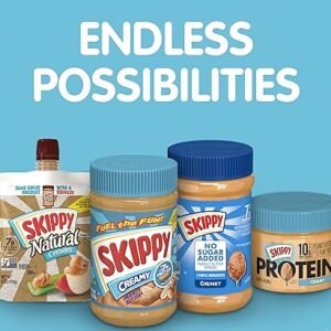 SKIPPY Natural Creamy Peanut Butter Spread Twin Pack 2-Pack, 5 LB