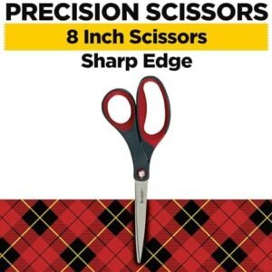 Scotch 8″ Precision Scissors, Great for Everyday Use (1448)  Office Products