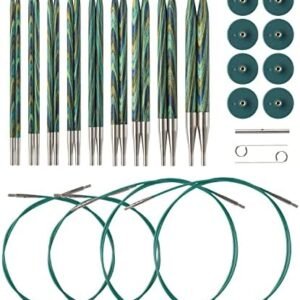 Knit Picks Options Wood Interchangeable Knitting Needle Set – US 4-11 (Caspian)