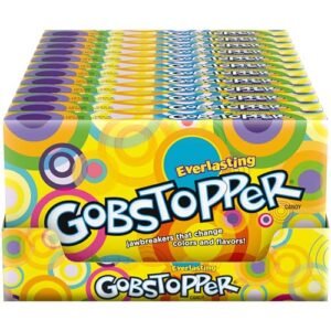 Wonka Gobstopper Everlasting Candy, Jawbreaker Candy, 5 oz (Pack of 12)