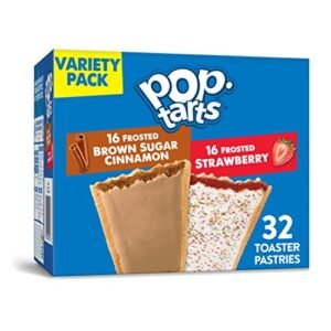 Pop-Tarts Toaster Pastries, Breakfast Foods, Kids Snacks, Variety Pack (32 Pop-Tarts)