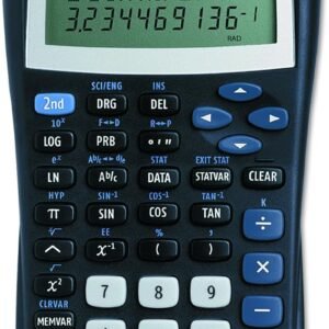 Texas Instruments TI-30XIIS Scientific Calculator, Black with Blue Accents  Office Products