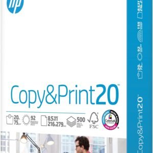 HP Printer Paper | 8.5 x 11 Paper | Copy &Print 20 lb | 1 Ream Case – 500 Sheets| 92 Bright | Made in USA – FSC Certified | 200060  Consumerelectronics : Office Products